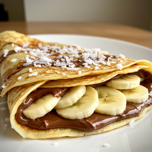 Coco-BanaNut French Crêpe