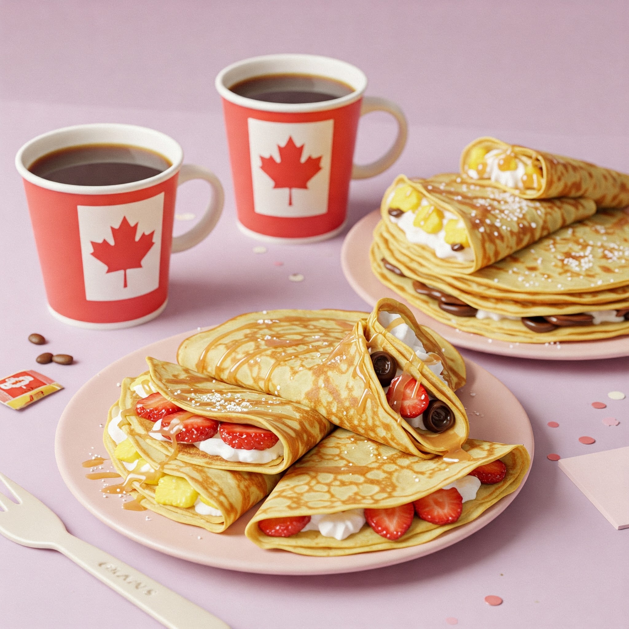 French Crêpes Display